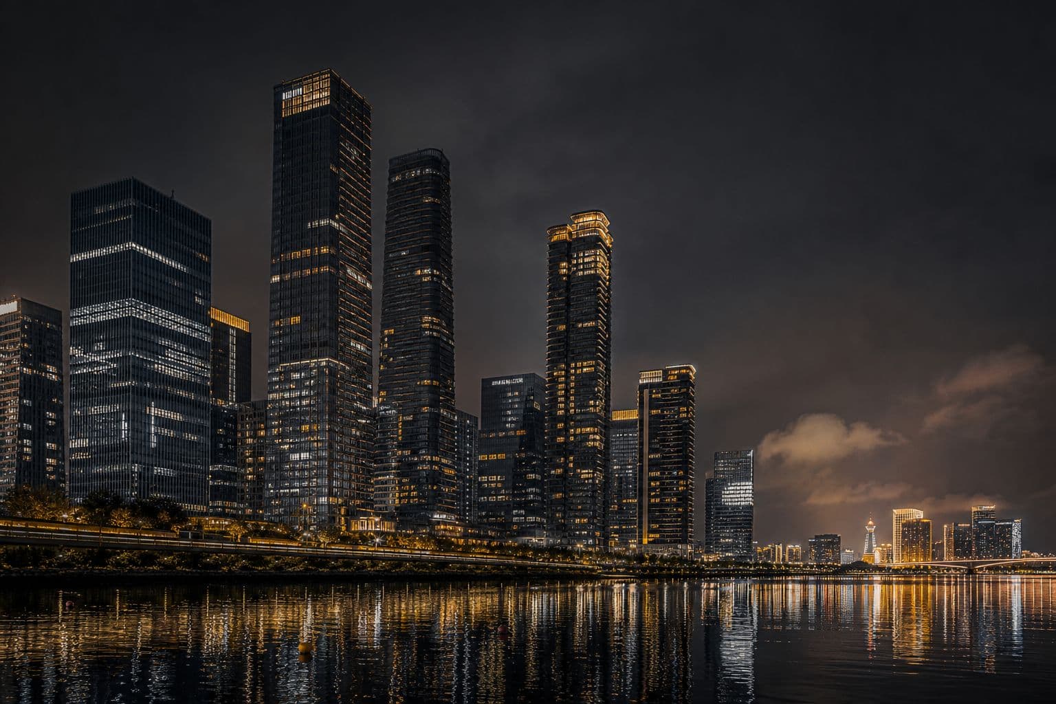横琴城市夜景